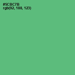 #5CBC7B - Aqua Forest Color Image