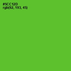 #5CC12D - Bright Green Color Image