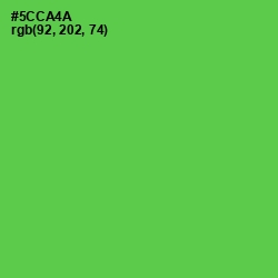 #5CCA4A - Mantis Color Image