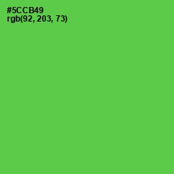 #5CCB49 - Mantis Color Image