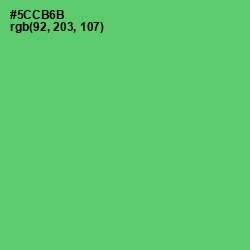 #5CCB6B - Emerald Color Image