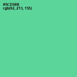 #5CD59B - De York Color Image