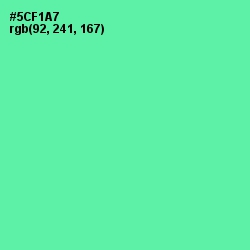 #5CF1A7 - De York Color Image