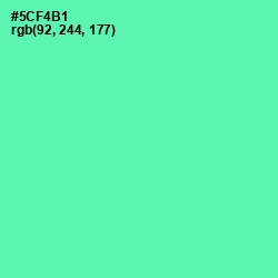#5CF4B1 - De York Color Image