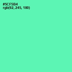 #5CF5B4 - De York Color Image