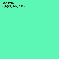 #5CF7B4 - De York Color Image