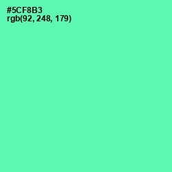 #5CF8B3 - De York Color Image