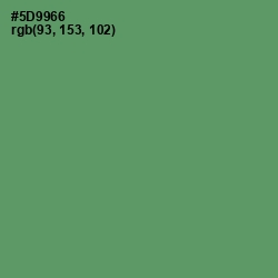 #5D9966 - Spring Leaves Color Image