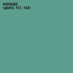 #5D9D8E - Smalt Blue Color Image