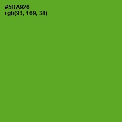 #5DA926 - Apple Color Image