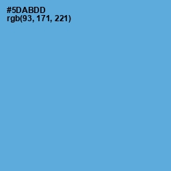 #5DABDD - Shakespeare Color Image