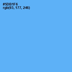 #5DB1F6 - Picton Blue Color Image