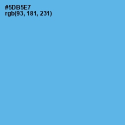 #5DB5E7 - Picton Blue Color Image