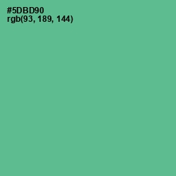 #5DBD90 - Breaker Bay Color Image
