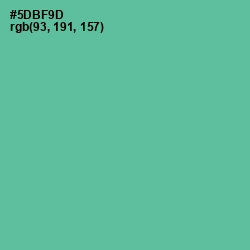 #5DBF9D - Breaker Bay Color Image