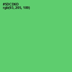 #5DCD6D - Emerald Color Image