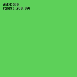 #5DD059 - Mantis Color Image
