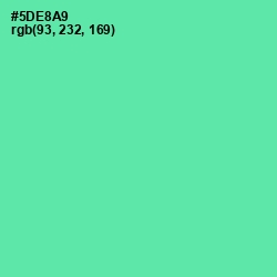 #5DE8A9 - De York Color Image