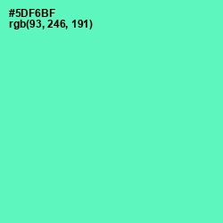 #5DF6BF - De York Color Image