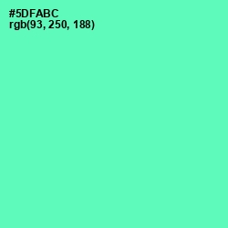 #5DFABC - De York Color Image