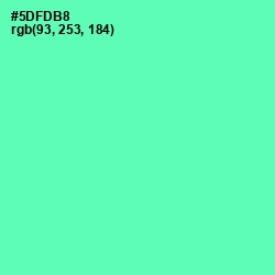 #5DFDB8 - De York Color Image