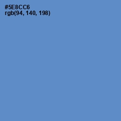 #5E8CC6 - Havelock Blue Color Image