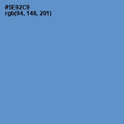 #5E92C9 - Havelock Blue Color Image