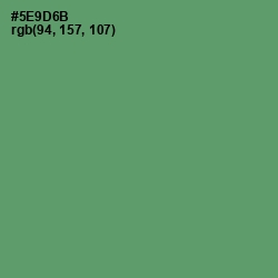 #5E9D6B - Spring Leaves Color Image