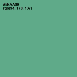 #5EAA89 - Breaker Bay Color Image