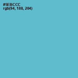 #5EBCCC - Shakespeare Color Image