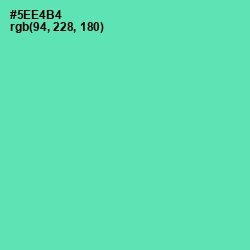 #5EE4B4 - De York Color Image
