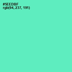 #5EEDBF - De York Color Image