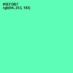 #5EFDB7 - De York Color Image
