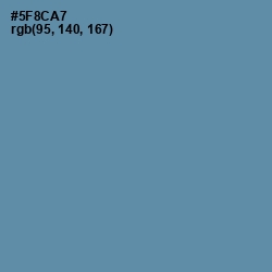 #5F8CA7 - Horizon Color Image