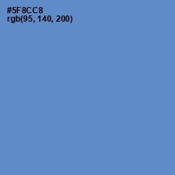 #5F8CC8 - Havelock Blue Color Image