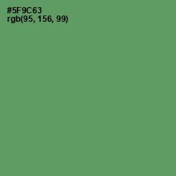 #5F9C63 - Spring Leaves Color Image