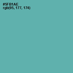 #5FB1AE - Tradewind Color Image