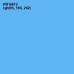 #5FB4F2 - Picton Blue Color Image