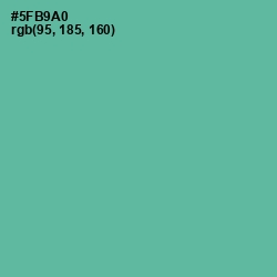 #5FB9A0 - Tradewind Color Image