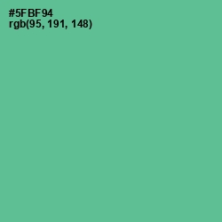 #5FBF94 - Breaker Bay Color Image