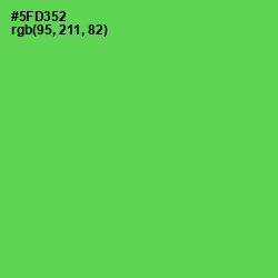 #5FD352 - Mantis Color Image