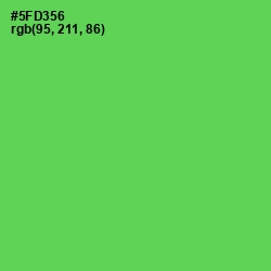 #5FD356 - Mantis Color Image