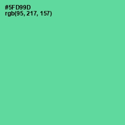 #5FD99D - De York Color Image