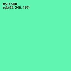 #5FF5B0 - De York Color Image