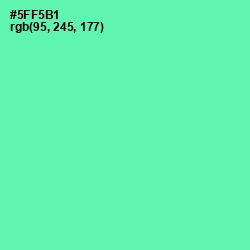 #5FF5B1 - De York Color Image