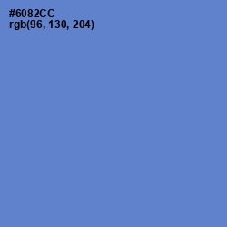 #6082CC - Danube Color Image