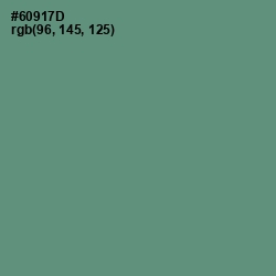 #60917D - Viridian Green Color Image