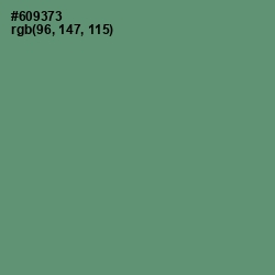 #609373 - Viridian Green Color Image