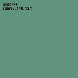 #60947F - Viridian Green Color Image