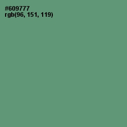 #609777 - Viridian Green Color Image